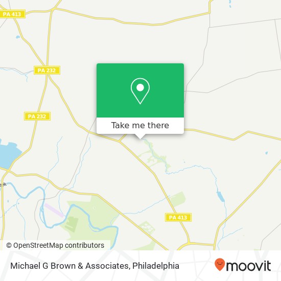 Michael G Brown & Associates map