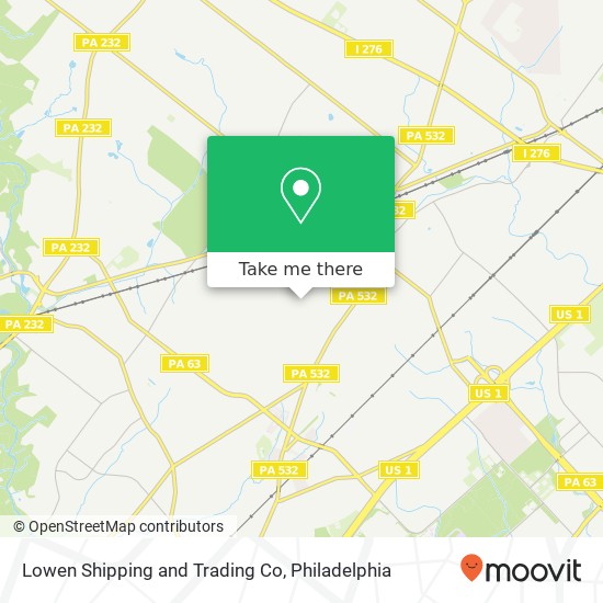 Lowen Shipping and Trading Co map