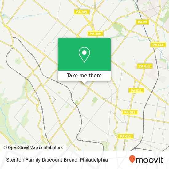 Stenton Family Discount Bread map