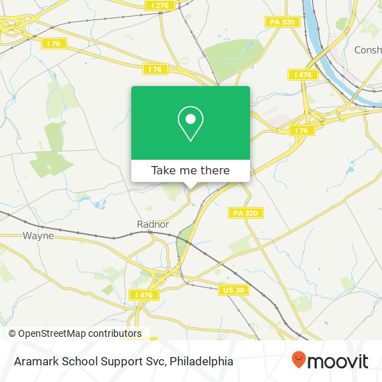 Aramark School Support Svc map