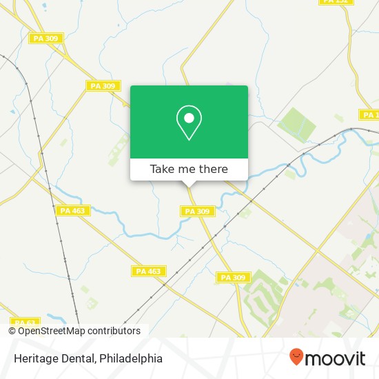 Heritage Dental map