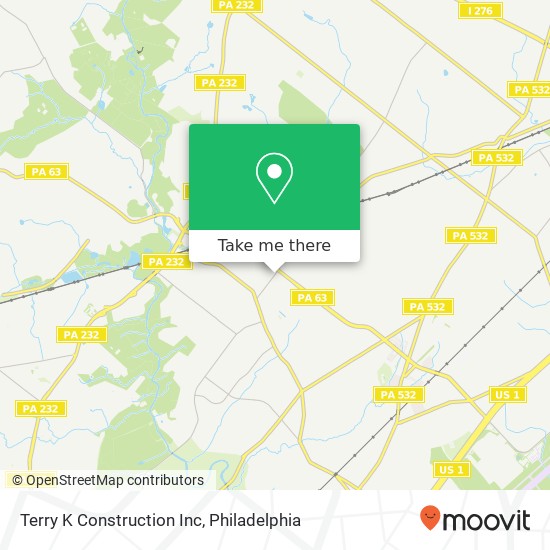 Terry K Construction Inc map