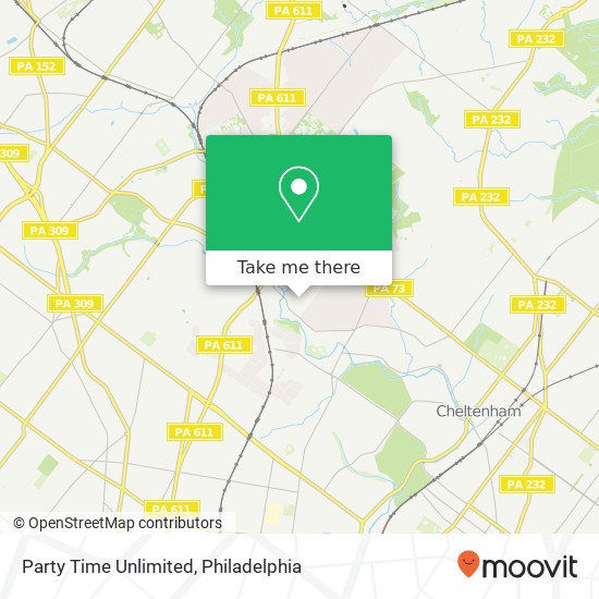 Mapa de Party Time Unlimited