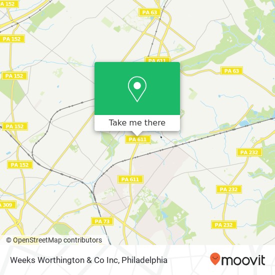 Mapa de Weeks Worthington & Co Inc