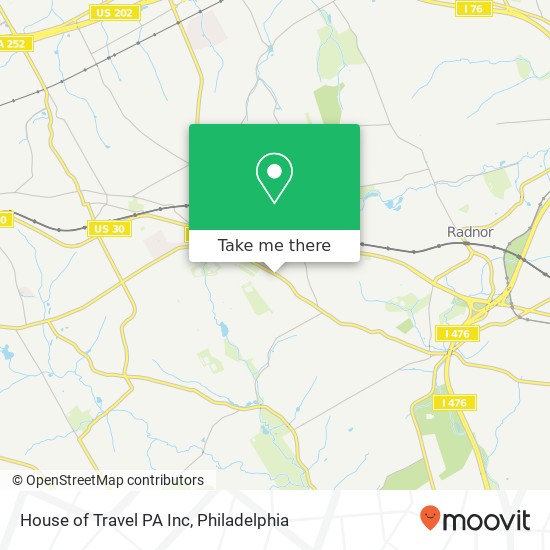 House of Travel PA Inc map