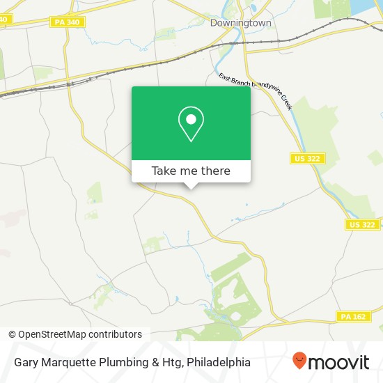 Gary Marquette Plumbing & Htg map