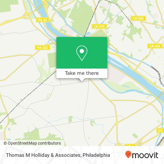 Mapa de Thomas M Holliday & Associates