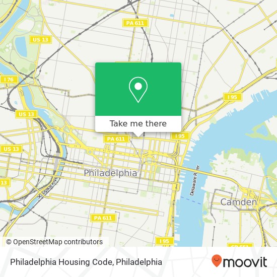 Philadelphia Housing Code map