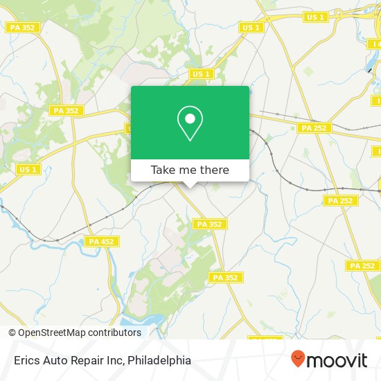 Mapa de Erics Auto Repair Inc