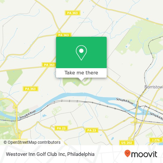 Mapa de Westover Inn Golf Club Inc