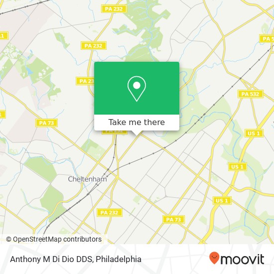 Anthony M Di Dio DDS map