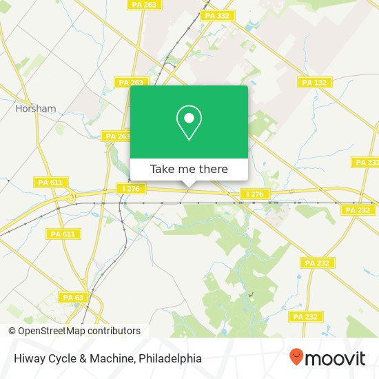 Hiway Cycle & Machine map