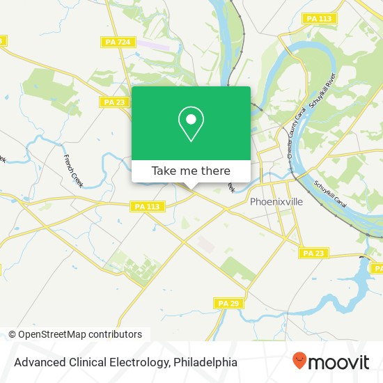 Advanced Clinical Electrology map