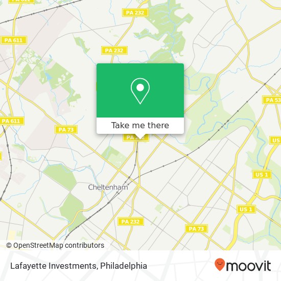 Mapa de Lafayette Investments