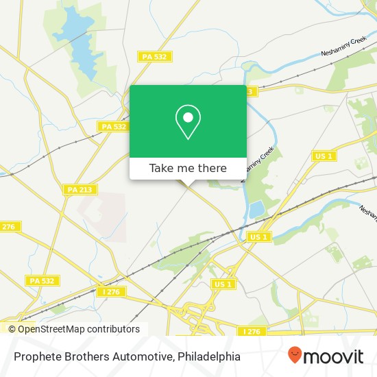 Mapa de Prophete Brothers Automotive