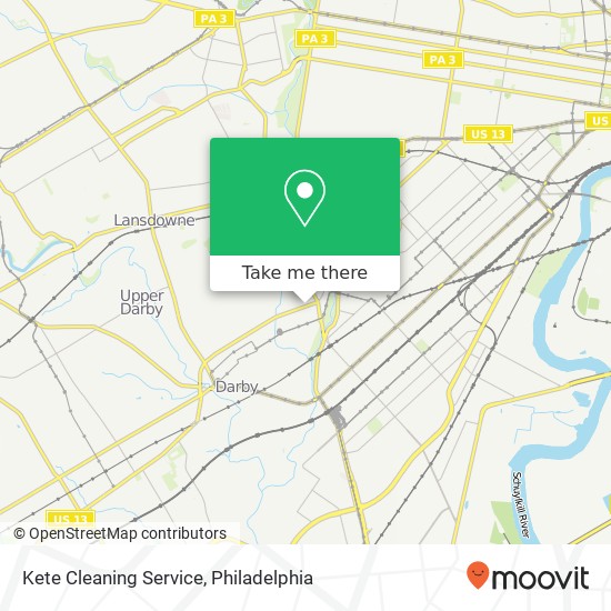 Mapa de Kete Cleaning Service