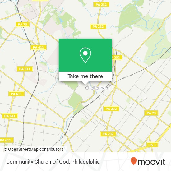 Mapa de Community Church Of God