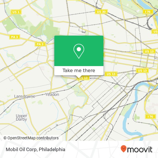 Mobil Oil Corp map