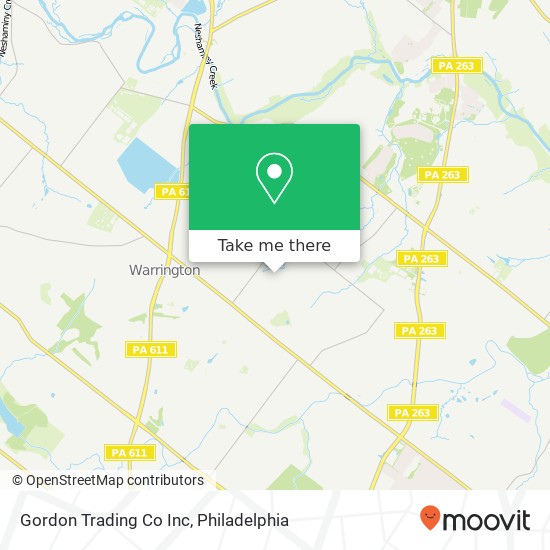 Gordon Trading Co Inc map