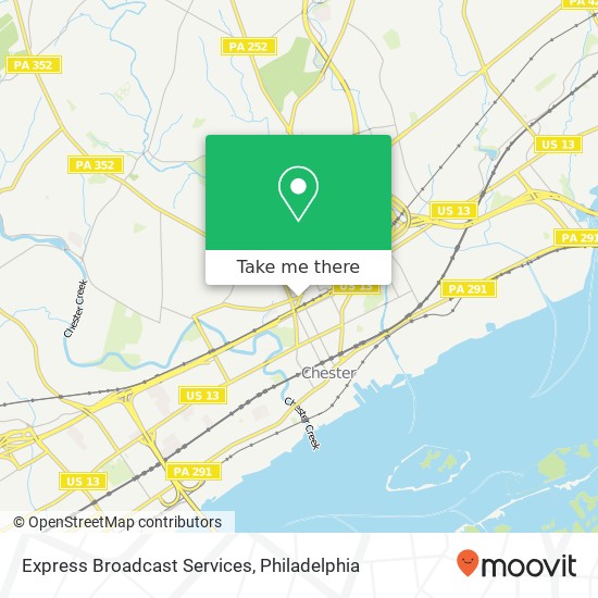 Express Broadcast Services map