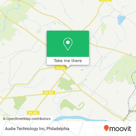 Audie Technology Inc map