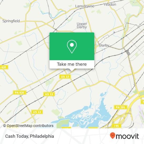 Cash Today map