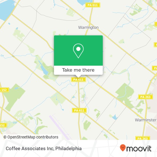 Coffee Associates Inc map
