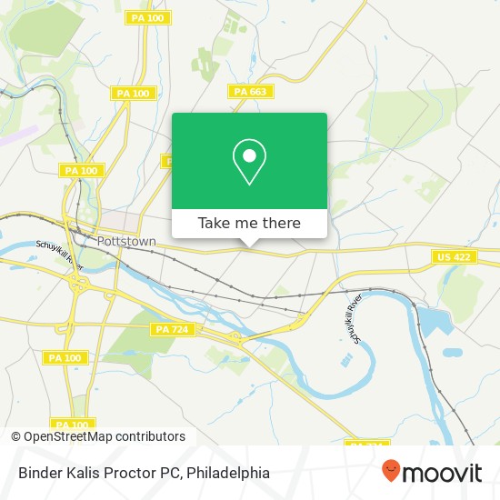 Binder Kalis Proctor PC map