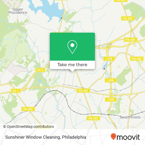 Sunshiner Window Cleaning map