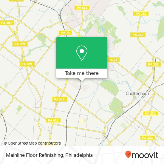 Mapa de Mainline Floor Refinishing