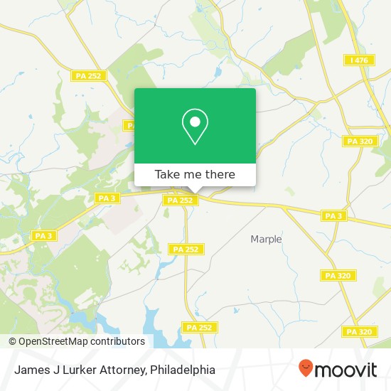 James J Lurker Attorney map