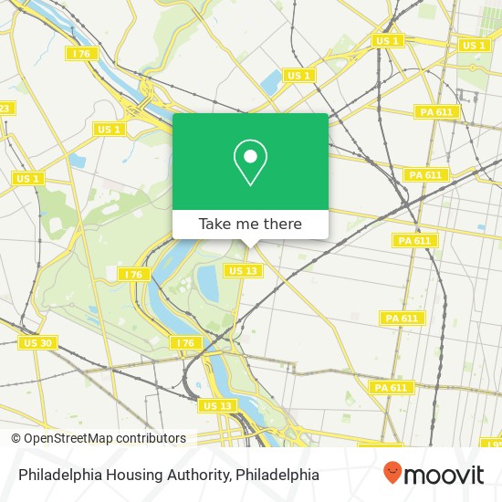 Mapa de Philadelphia Housing Authority