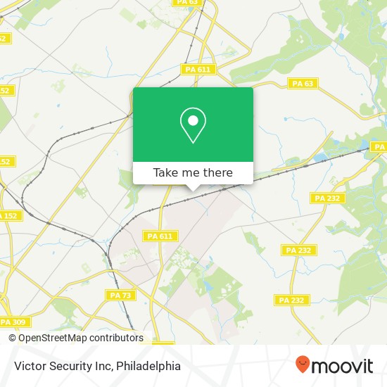 Victor Security Inc map