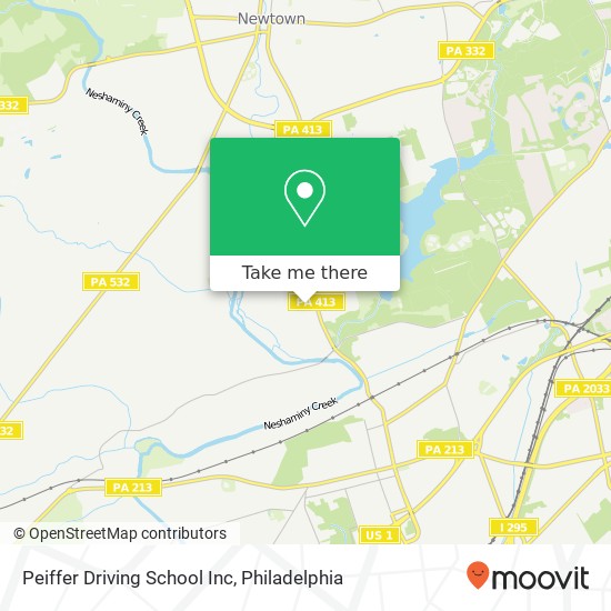 Mapa de Peiffer Driving School Inc