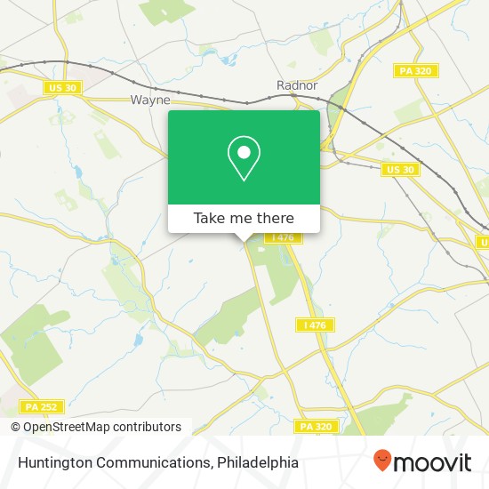 Mapa de Huntington Communications