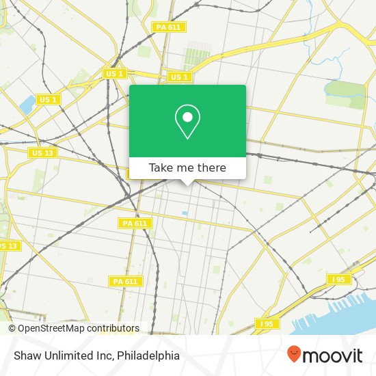 Shaw Unlimited Inc map