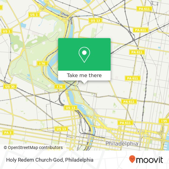 Holy Redem Church-God map