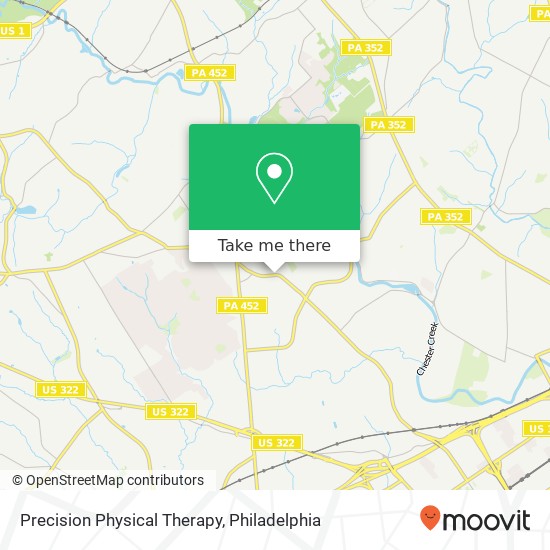 Mapa de Precision Physical Therapy