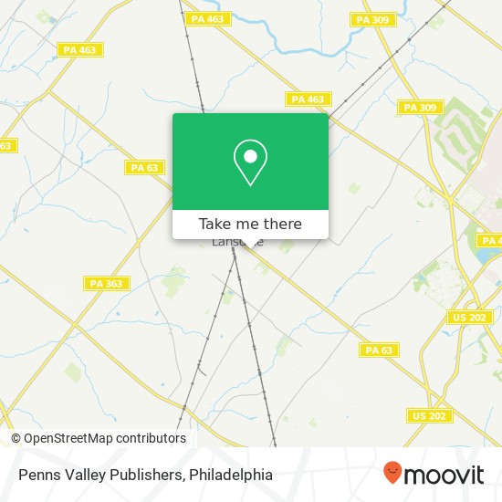 Penns Valley Publishers map