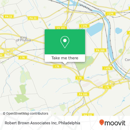 Robert Brown Associates Inc map