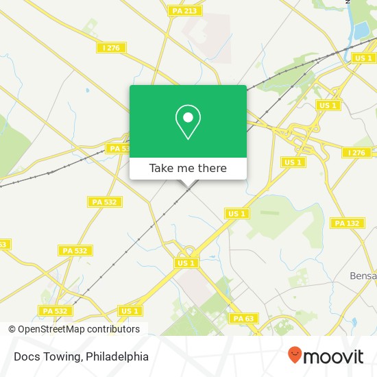 Mapa de Docs Towing