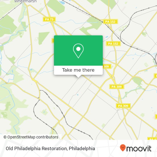 Mapa de Old Philadelphia Restoration