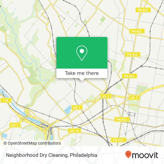 Mapa de Neighborhood Dry Cleaning