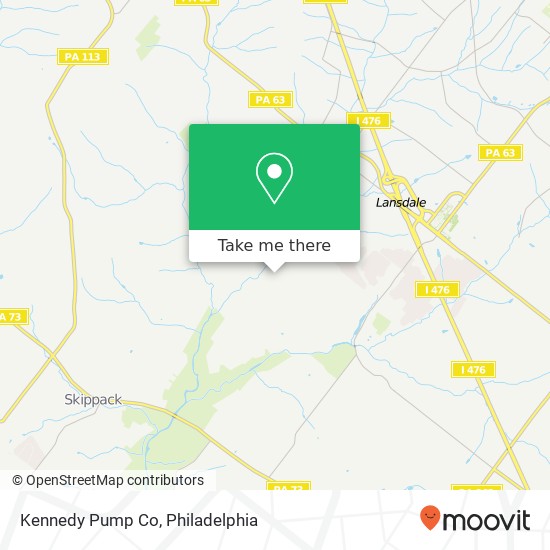 Mapa de Kennedy Pump Co