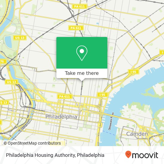 Philadelphia Housing Authority map