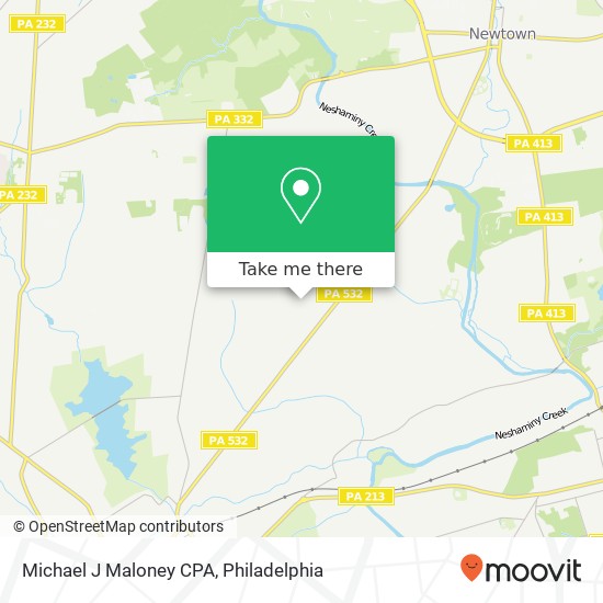 Mapa de Michael J Maloney CPA