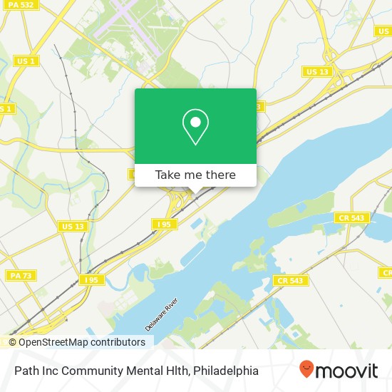 Path Inc Community Mental Hlth map