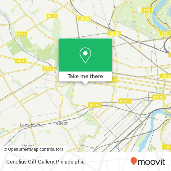 Genolias Gift Gallery map