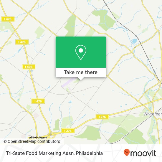 Mapa de Tri-State Food Marketing Assn