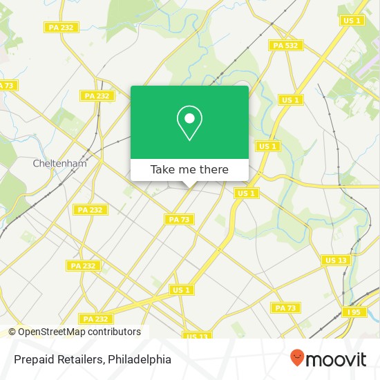 Prepaid Retailers map